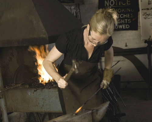 woman blacksmith